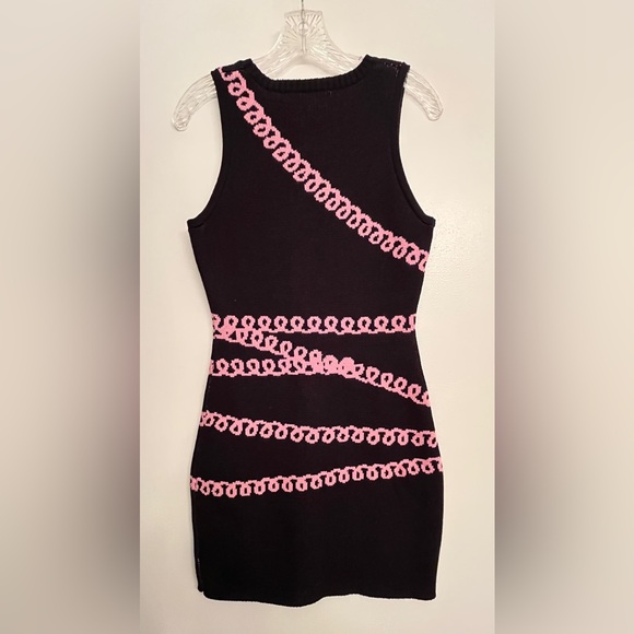 Telephone Dress MADDY- Black/Pink Cotton Mini Dress size S 🔥🔥🔥 - Picture 3 of 9